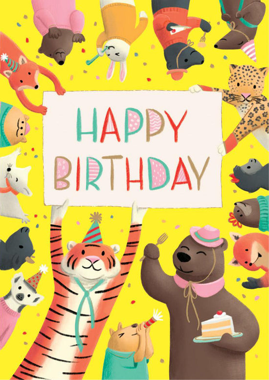 Party Animals - Birthday Card