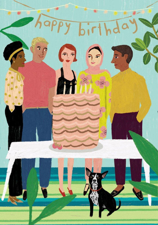 Happy Birthday Everyone - Petite Birthday Card
