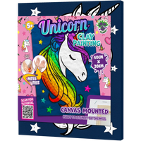 Splat Planet Unicorn Clay Painting Kit 40 x 30 cm