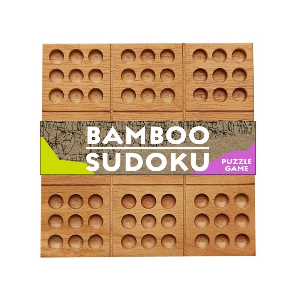 Project Genius Bamboo Sudoku Logic Puzzle Game Toys