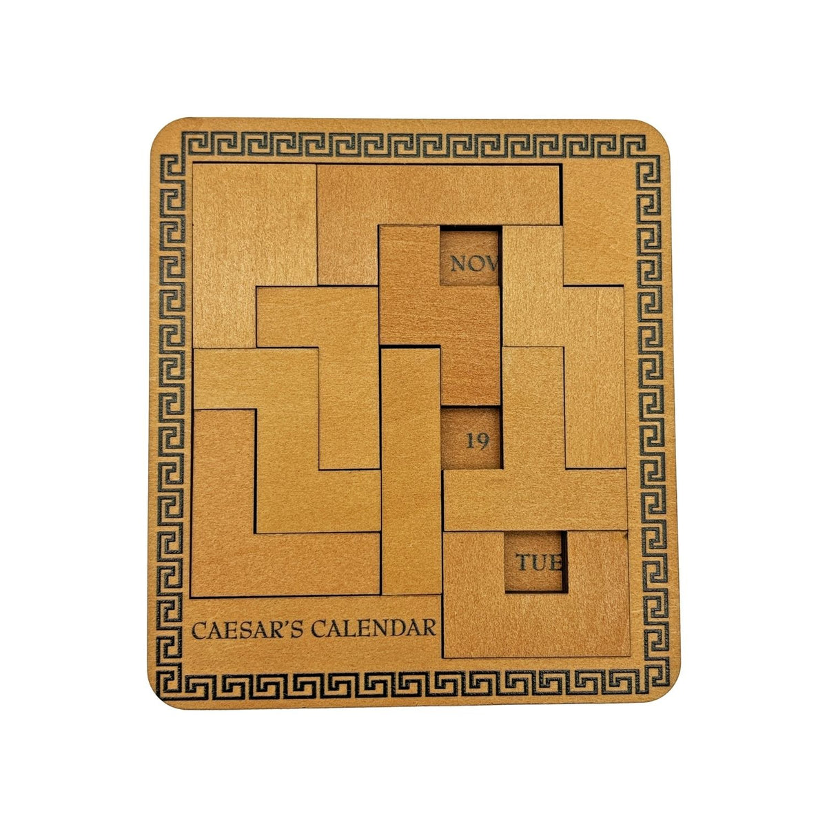 Project Genius Caesar's Calendar Pack-It-In Puzzle Mechanical Puzzles