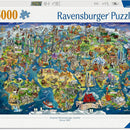 Ravensburger Illustrated World Map 5,000-piece jigsaw puzzle