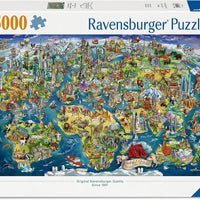 Ravensburger Illustrated World Map 5,000-piece jigsaw puzzle