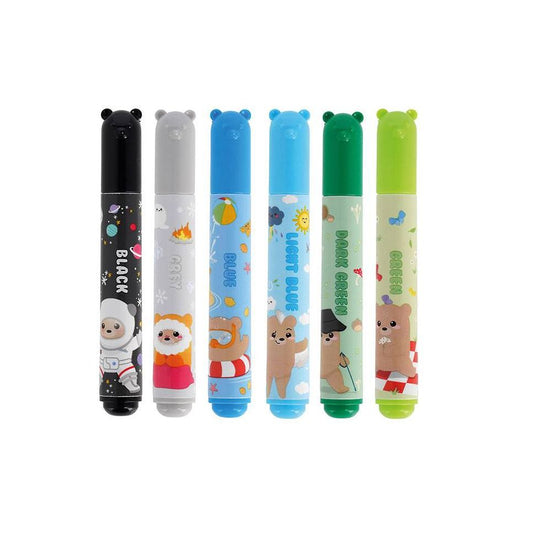 Legami - Set of 12 Markers - Teddy Friends - Teddy Bear