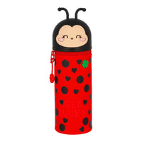 Legami 2-in-1 Silicone Pencil Case - Kawaii Ladybird