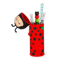 Legami 2-in-1 Silicone Pencil Case - Kawaii Ladybird