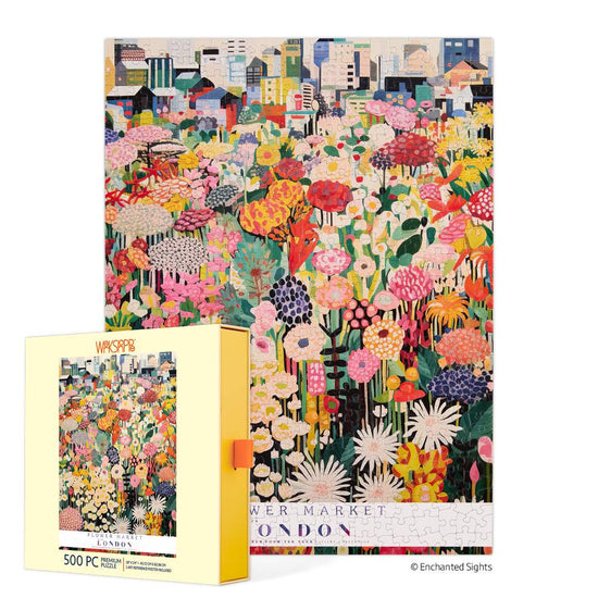 WerkShoppe - London Flower Market 500 Pce - Puzzle
