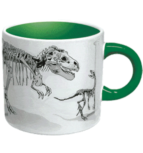Mug Disapearing Dinosaur