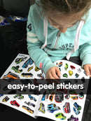 Sticker Book Treasury - Mattel Hot Wheels