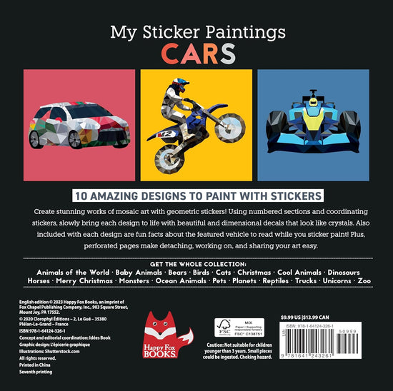 My Sticker Paintings: Cars
