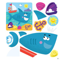 First Fun Sticker Painting: Ocean Creatures