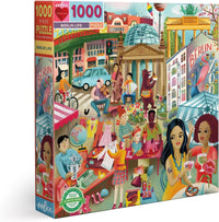 eeBoo 1000pc Puzzle: Berlin Life