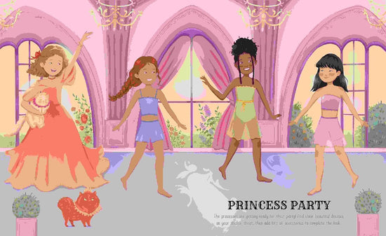 Igloo Sticker Dress-Up Book - Princesses