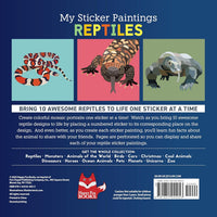 My Sticker Paintings: Reptiles (10 Awesome Animals)