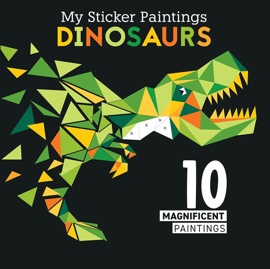 My Sticker Paintings: Dinosaur
