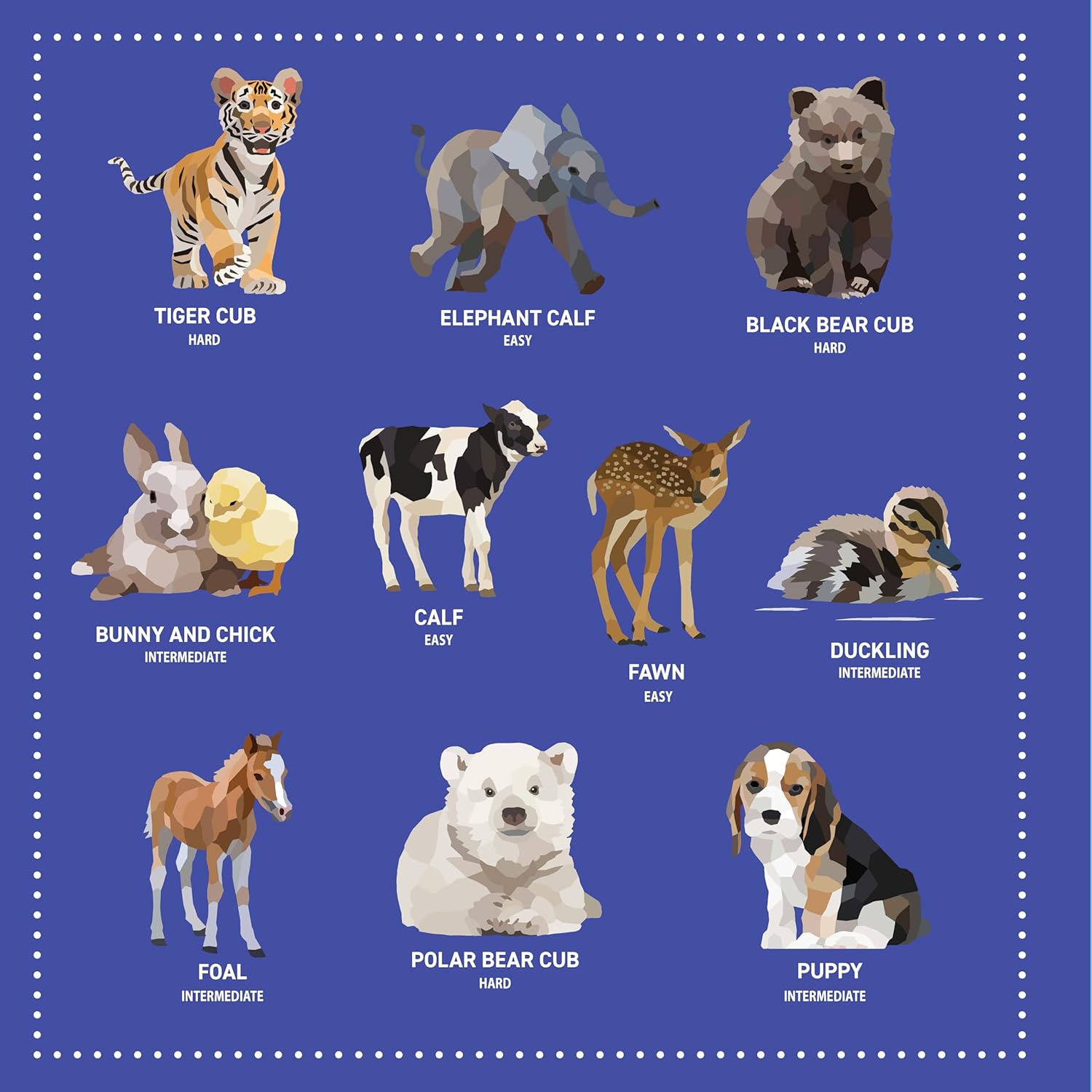 My Sticker Paintings: Baby Animals (10 Adorable Paintings)