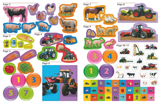 Play and Learn Sticker Activity Book - Farm