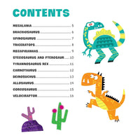 First Fun Sticker Painting: Dinosaurs