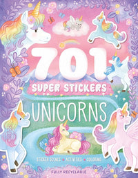 Igloo 701 Super Stickers Activity Book - Unicorns