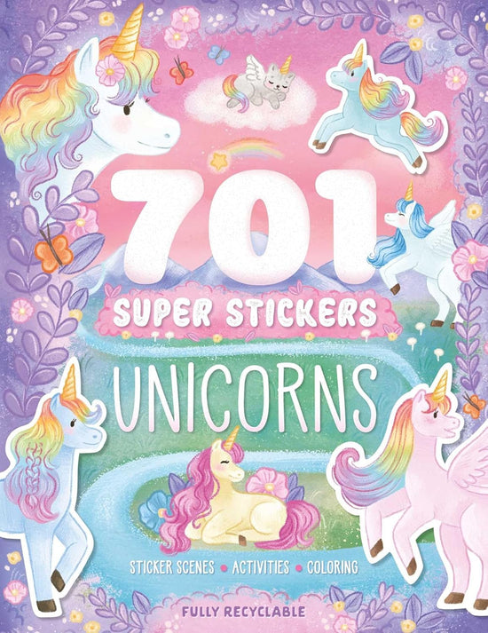 Igloo 701 Super Stickers Activity Book - Unicorns