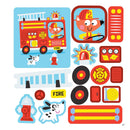 First Fun Sticker Painting: Trucks & Tractors