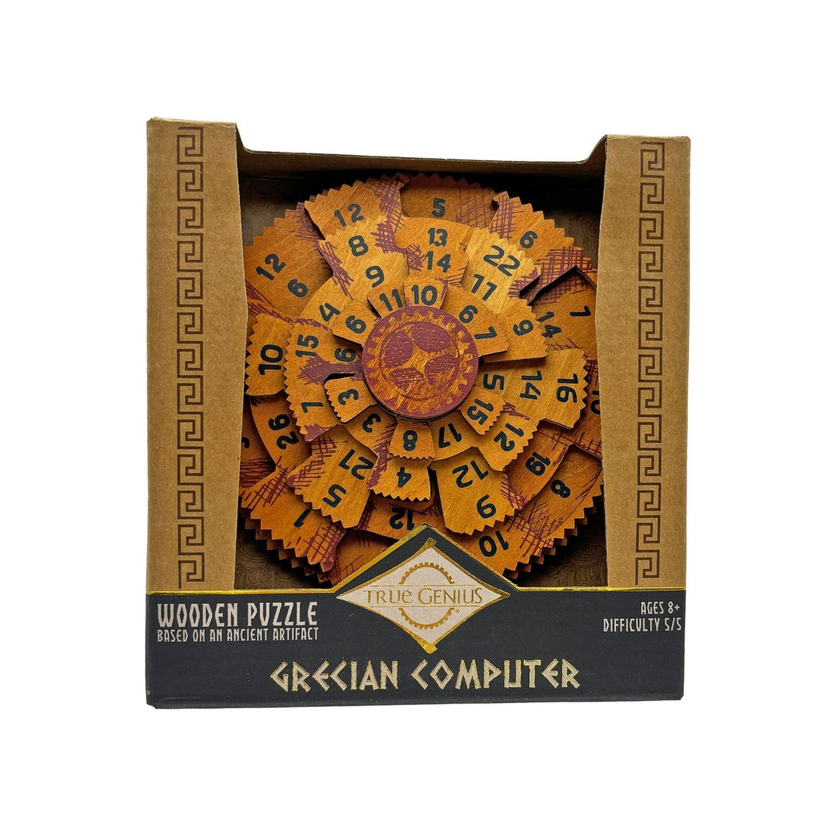 Project Genius Grecian Computer Mathematical Dial Puzzle Mechanical Puzzles