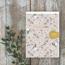 Baby Girl White Butterflies - Mini Baby Card