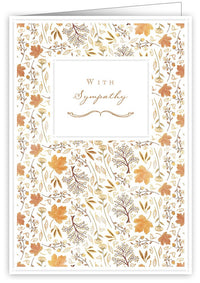 with-sympathy-gold-leaves