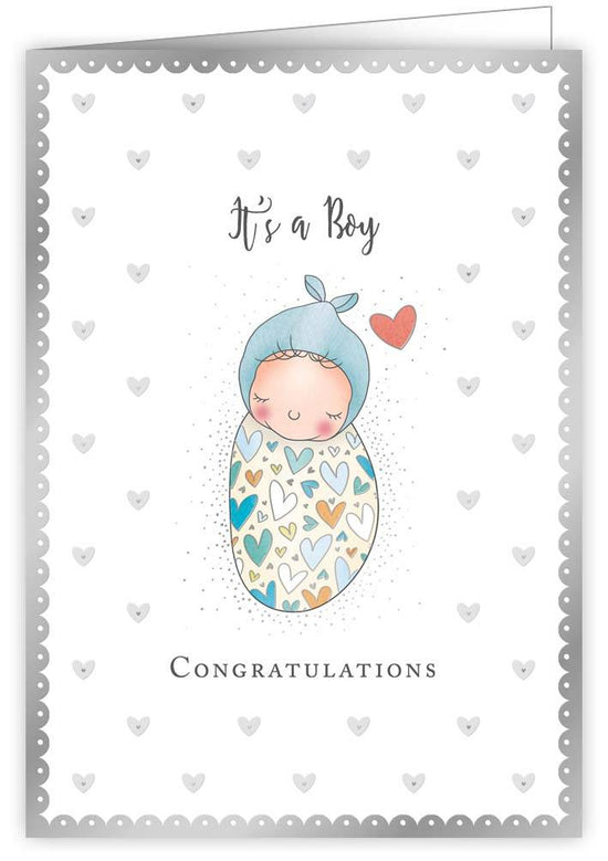 It's A Boy - Baby Card