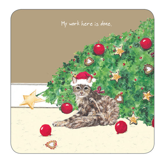Fallen - Christmas Coaster