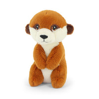 Keeleco Collectable Meerkat 13 cm brown recycled soft toy