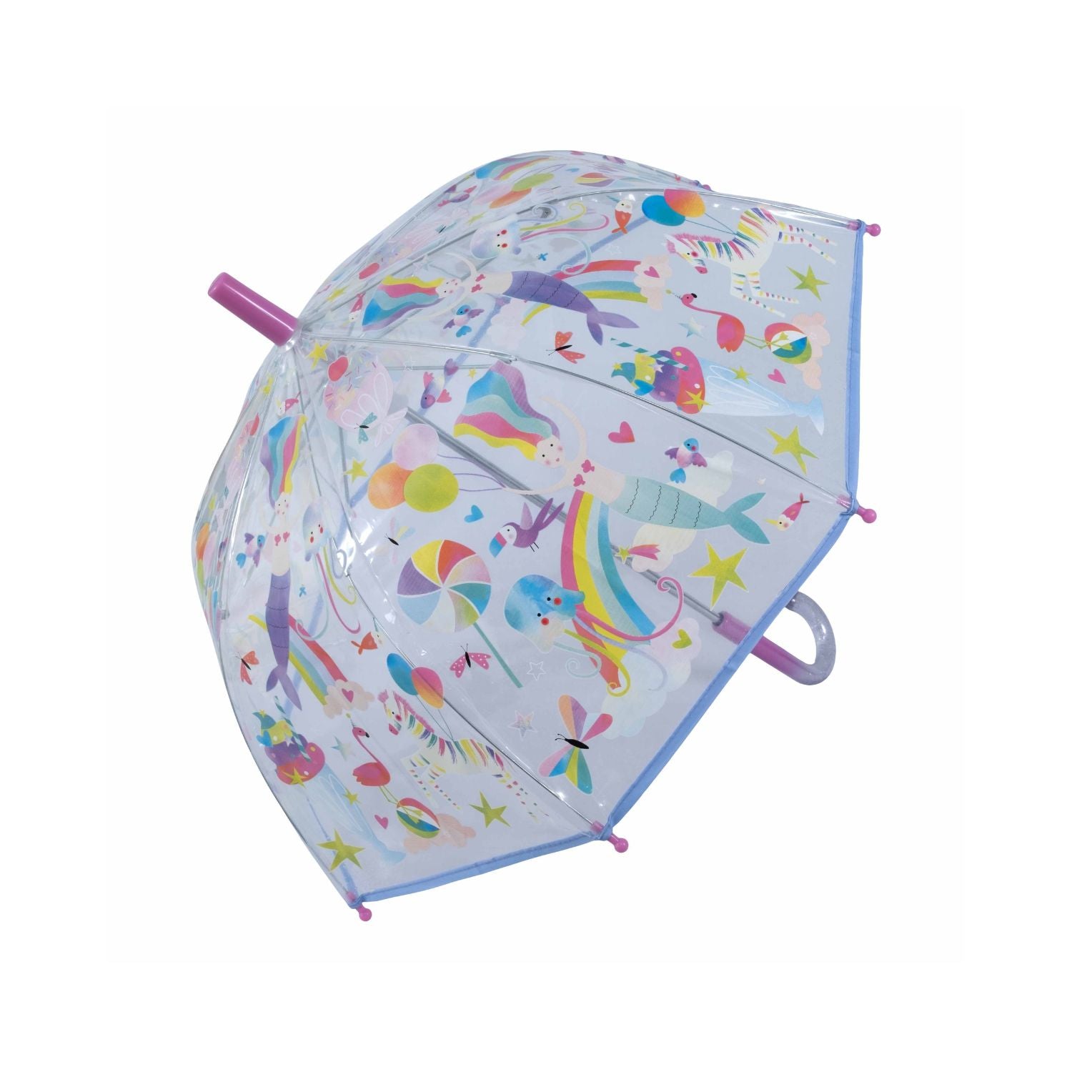 Floss & Rock - Fantasy - Transparent Colour Changing Umbrella Childrens Umbrella