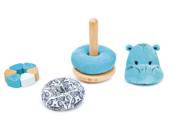 Hape x The Met William® the Hippo Baby Stacker