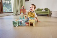 Hape x The Met Museum Wooden Nesting Blocks – 10 Pieces