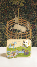 Hape x The Met Majestic Animals Peg Puzzle