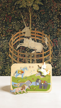 Hape x The Met Majestic Animals Peg Puzzle