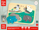 Hape x The Met Majestic Animals Peg Puzzle