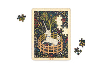 Hape x The Met Unicorn in a Garden Wooden Frame Puzzle – 48 Pieces