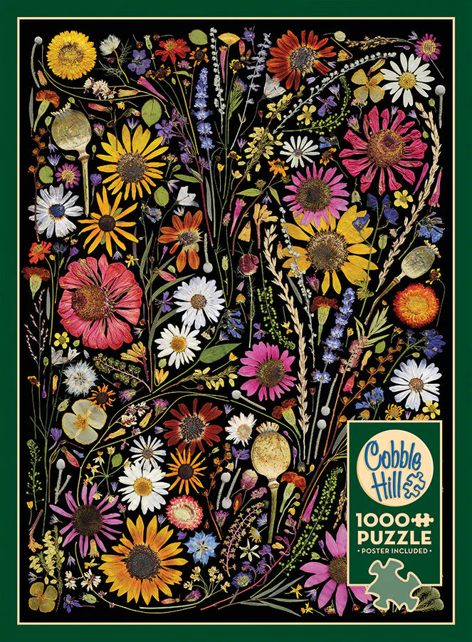 Flower Press: Happiness, 1000pc puzzle, Compact