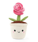 Keeleco Botanical Garden 25 cm Pink Rose soft toy plant