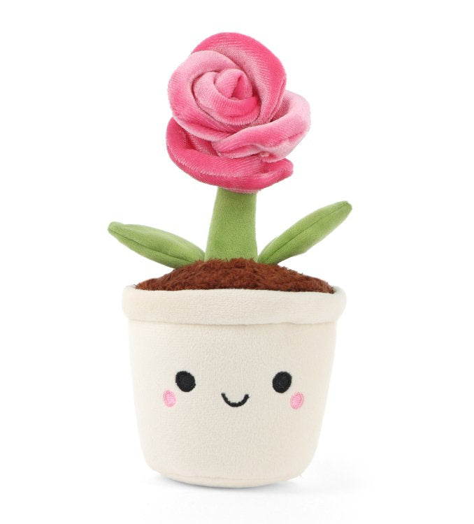 Keeleco Botanical Garden 25 cm Pink Rose soft toy plant