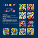 Pop Art Animals Sticker Mosaic Art: 10 Amazing Designs