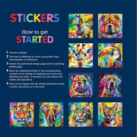 Pop Art Animals Sticker Mosaic Art: 10 Amazing Designs