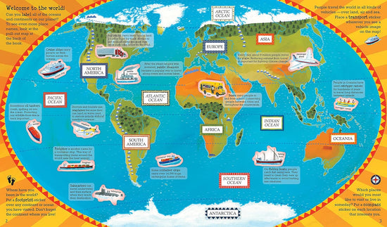 Barefoot Books World Atlas Sticker Book