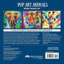 Pop Art Animals Sticker Mosaic Art: 10 Amazing Designs