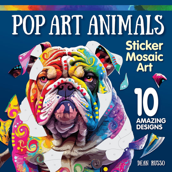 Pop Art Animals Sticker Mosaic Art: 10 Amazing Designs
