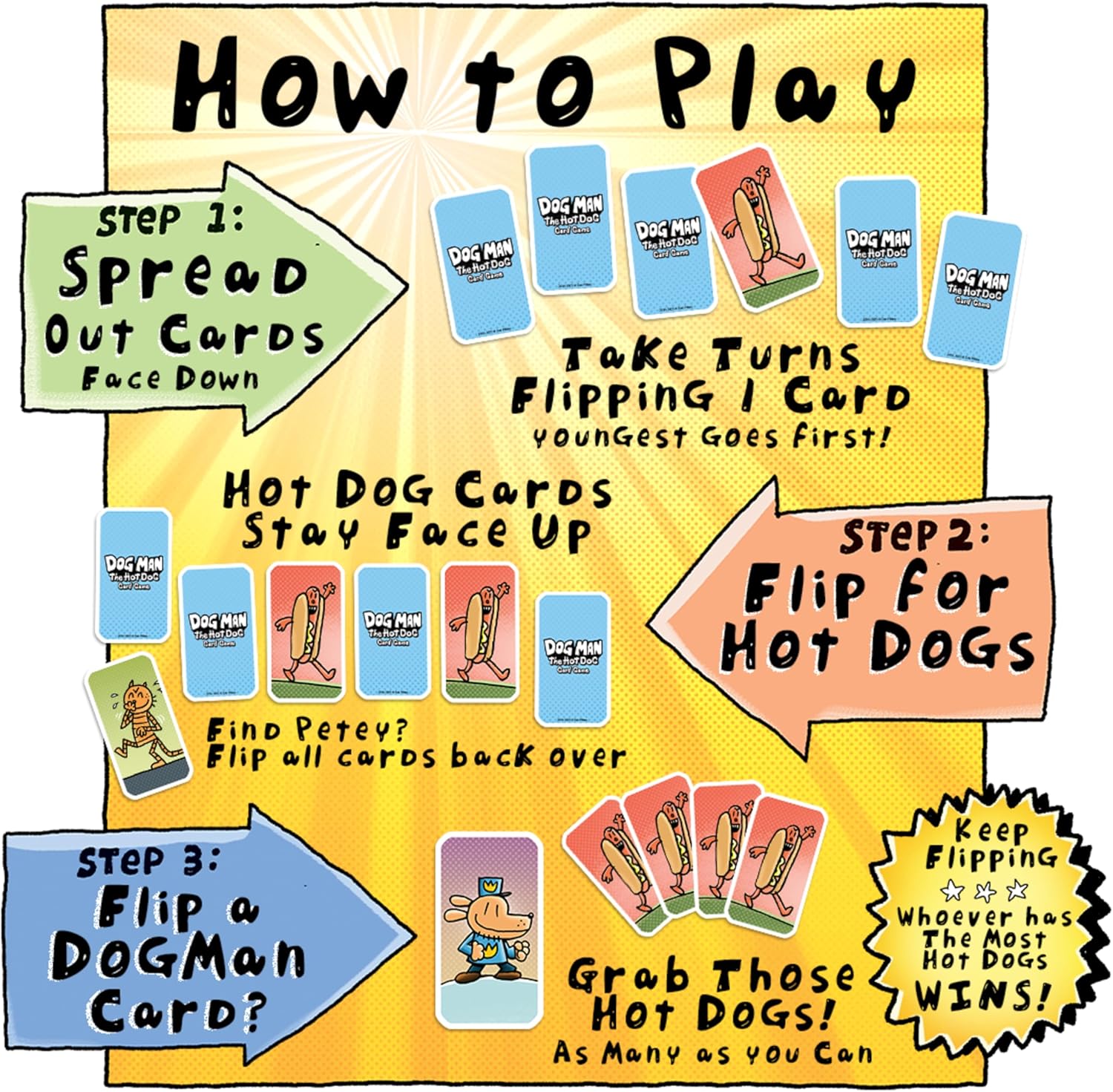 University Games: Dog Man - The Hot Dog Tinned Card Game