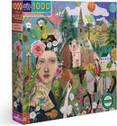 eeBoo 1000pc Puzzle: Artist and Daughter