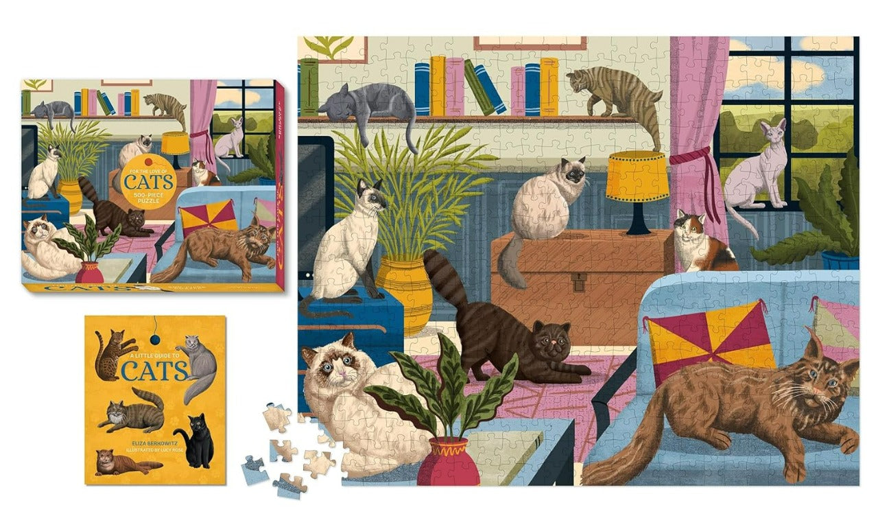 For the Love of Cats 500pc Jigsaw