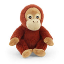 Keeleco Collectable Orangutan 13 cm orange recycled soft toy